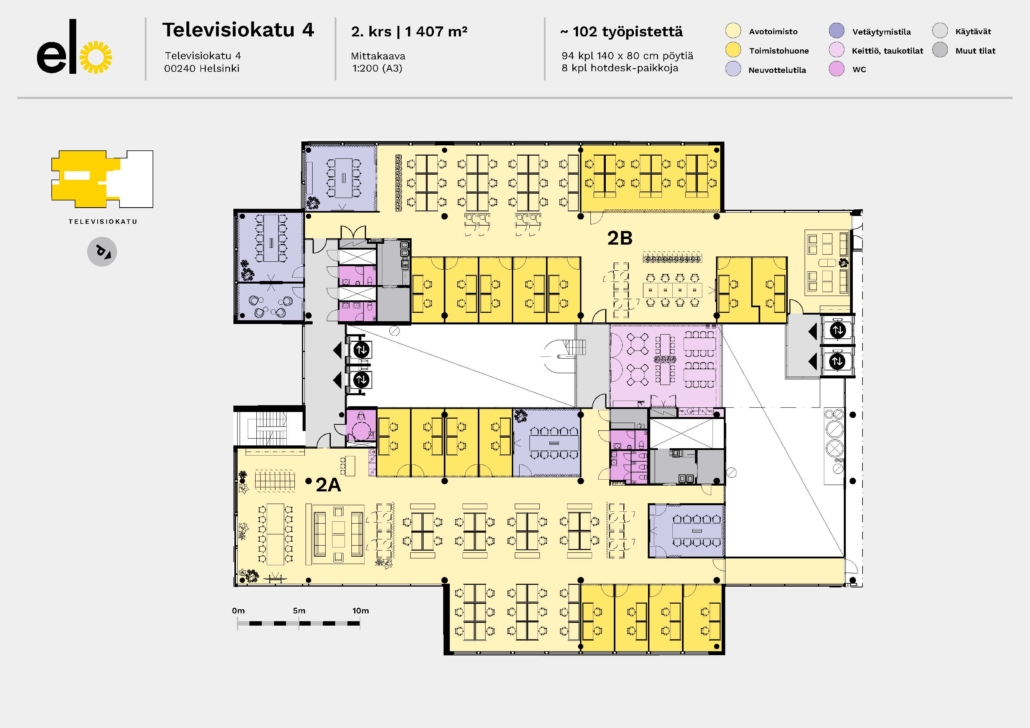 Toimisto 1407 m2